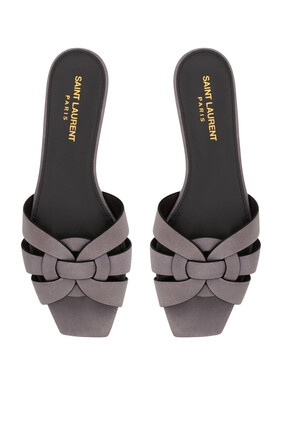 Tribute Flat Leather Mules